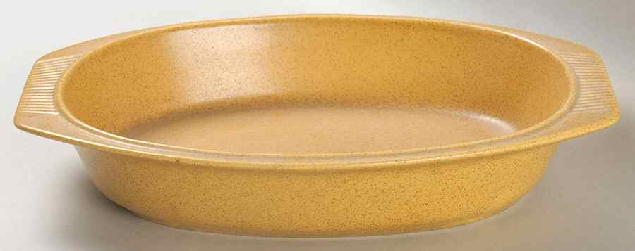 Nordic Gold 9" Oval Vegetable Bowl by Pfaltzgraff-1