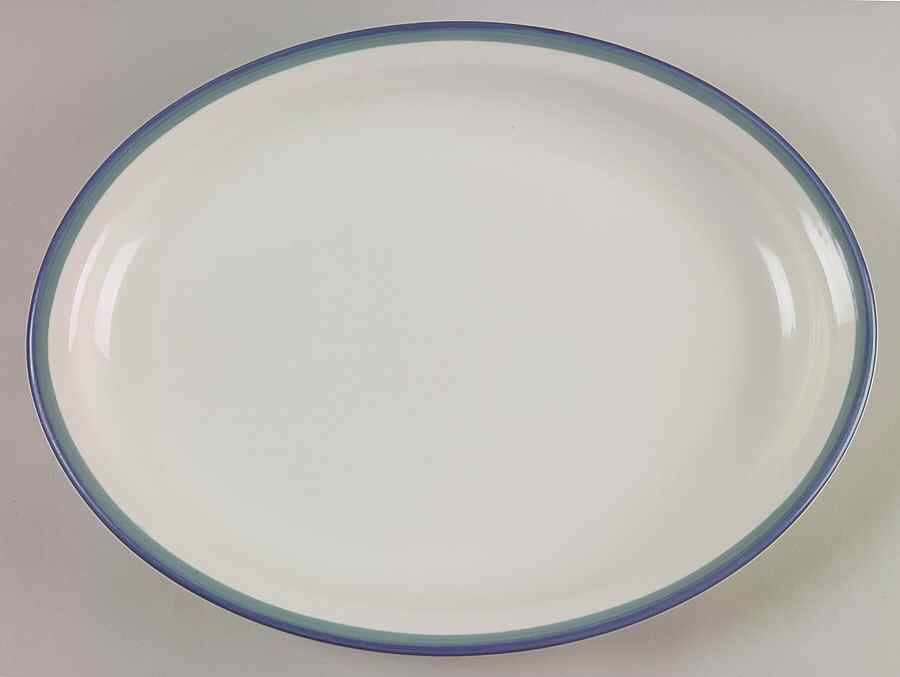Northwinds 13" Deep Oval Serving Platter by Pfaltzgraff-1