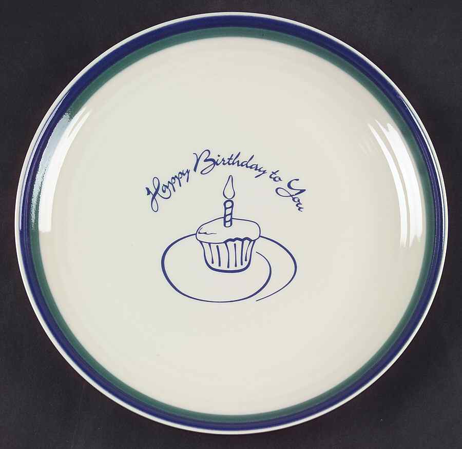 Northwinds Happy Birthday Cake Plate by Pfaltzgraff-1