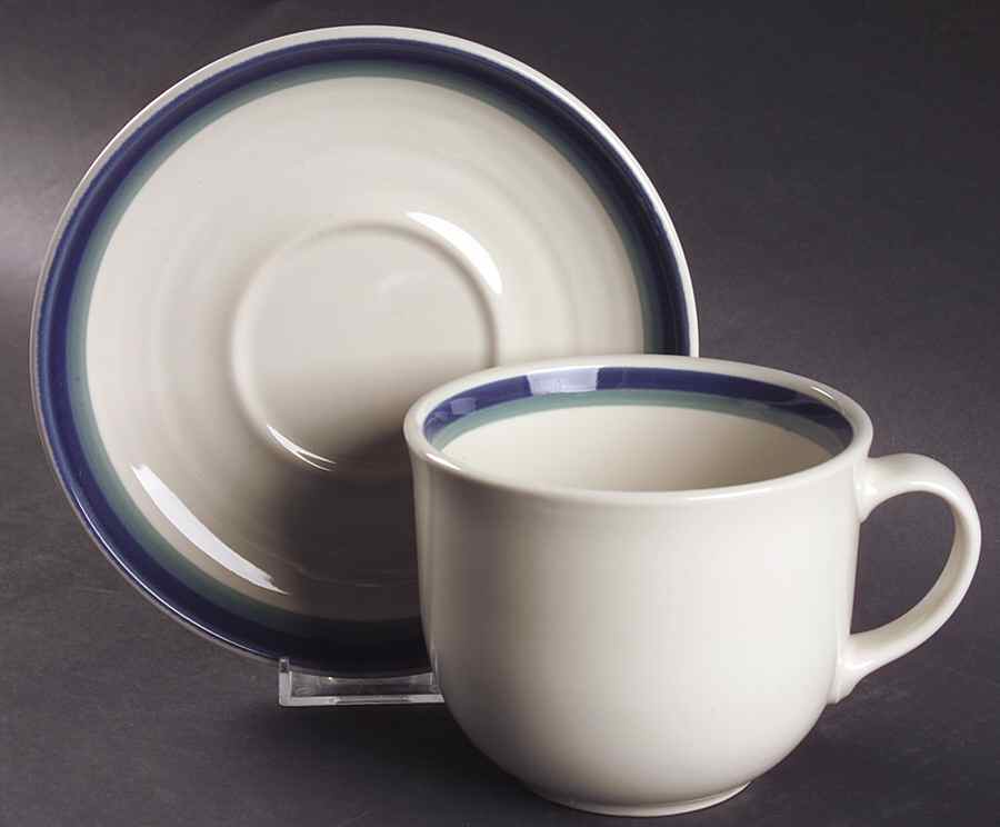 Northwinds Oversized Cup & Saucer Set by Pfaltzgraff-1