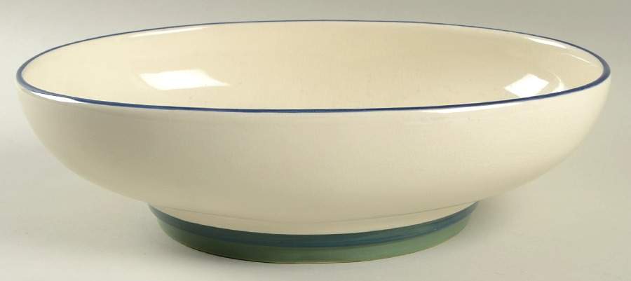 Ocean Breeze 11" Oval Vegetable Bowl by Pfaltzgraff-1