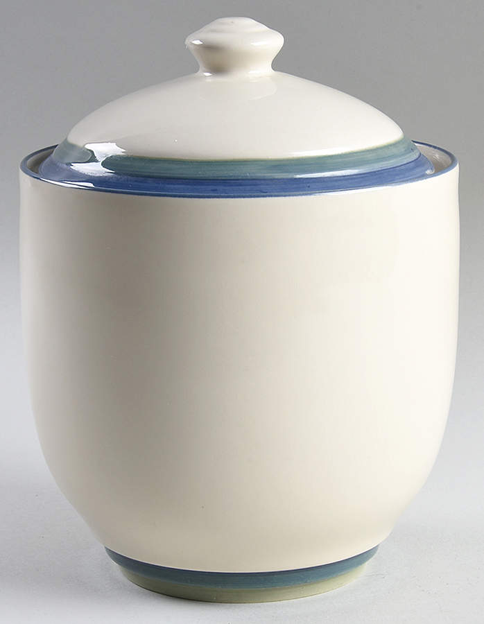 Ocean Breeze Small Canister & Lid with Seal Ring by Pfaltzgraff-1