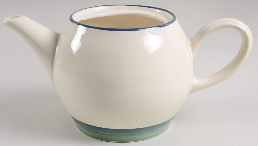 Ocean Breeze Teapot No Lid by Pfaltzgraff-1