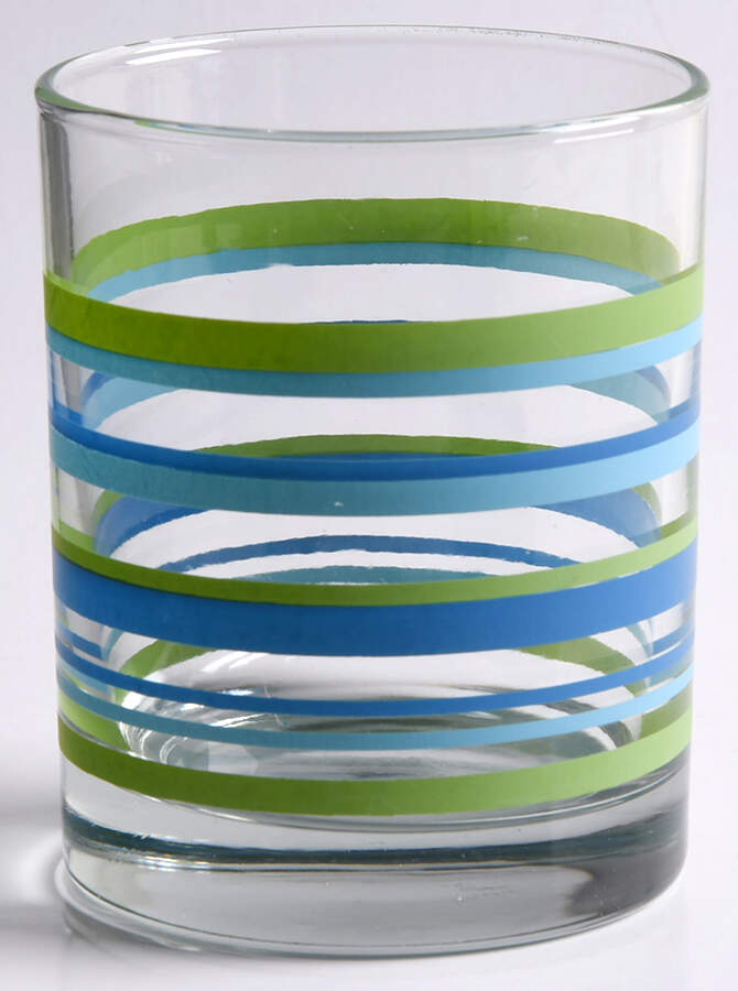 Ocean Breeze Glassware Double Old Fashioned by Pfaltzgraff-1