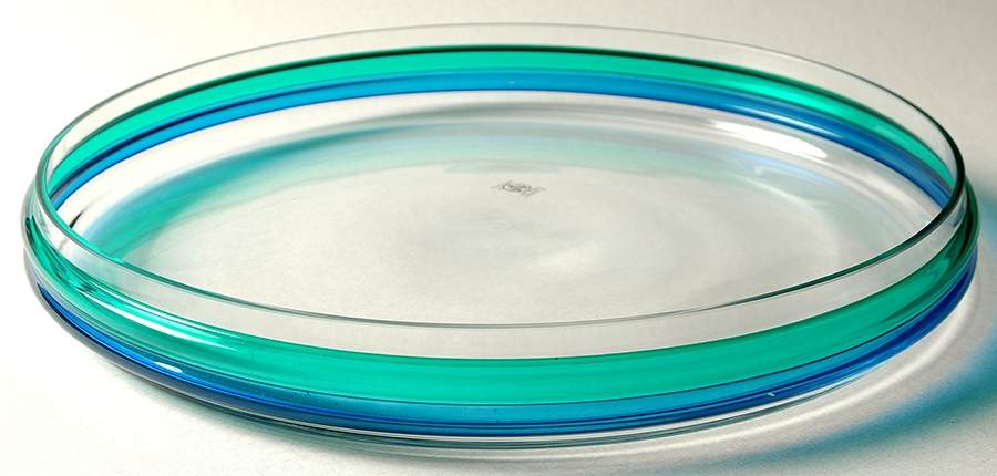 Ocean Breeze Round Glassware Platter by Pfaltzgraff-1