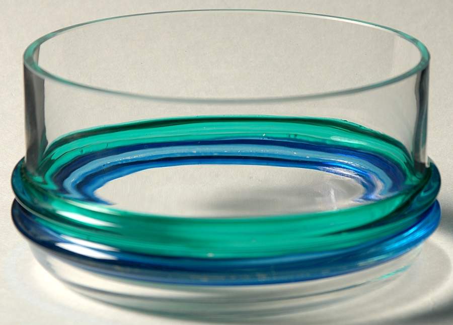 Ocean Breeze Glassware Individual Salad Bowl by Pfaltzgraff-1