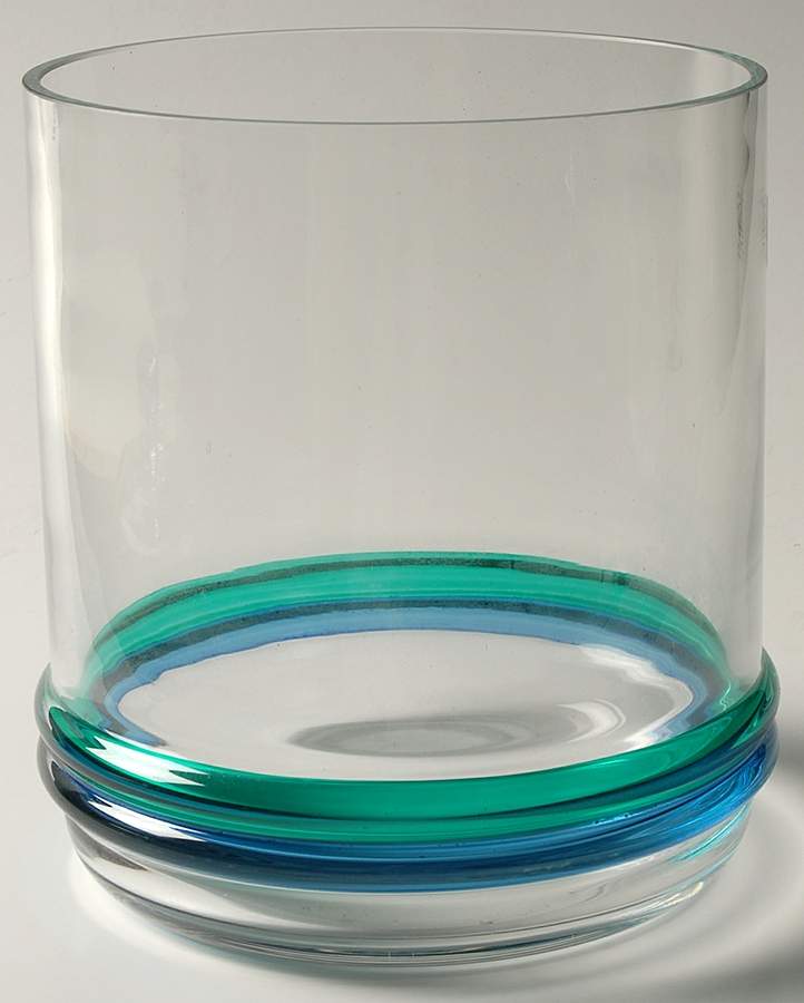 Ocean Breeze Glassware Cookie Jar No Lid by Pfaltzgraff-1
