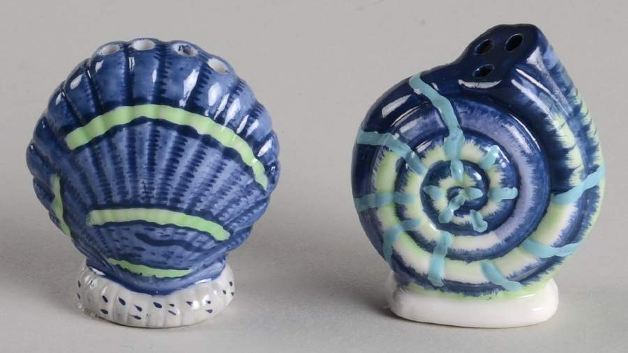 Ocean Breeze Individual Salt & Pepper Set by Pfaltzgraff-1