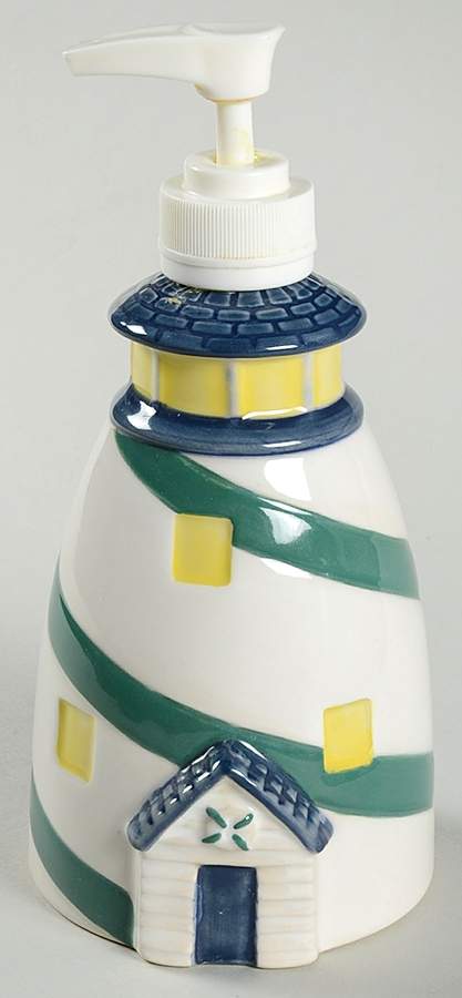 Ocean Breeze Sculpted Lotion Dispenser by Pfaltzgraff-1