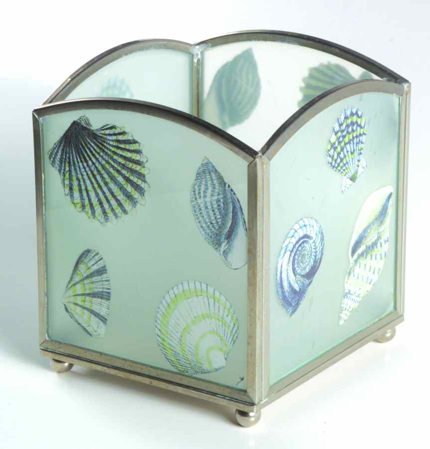 Ocean Breeze Stain Glass Candleholder by Pfaltzgraff-1