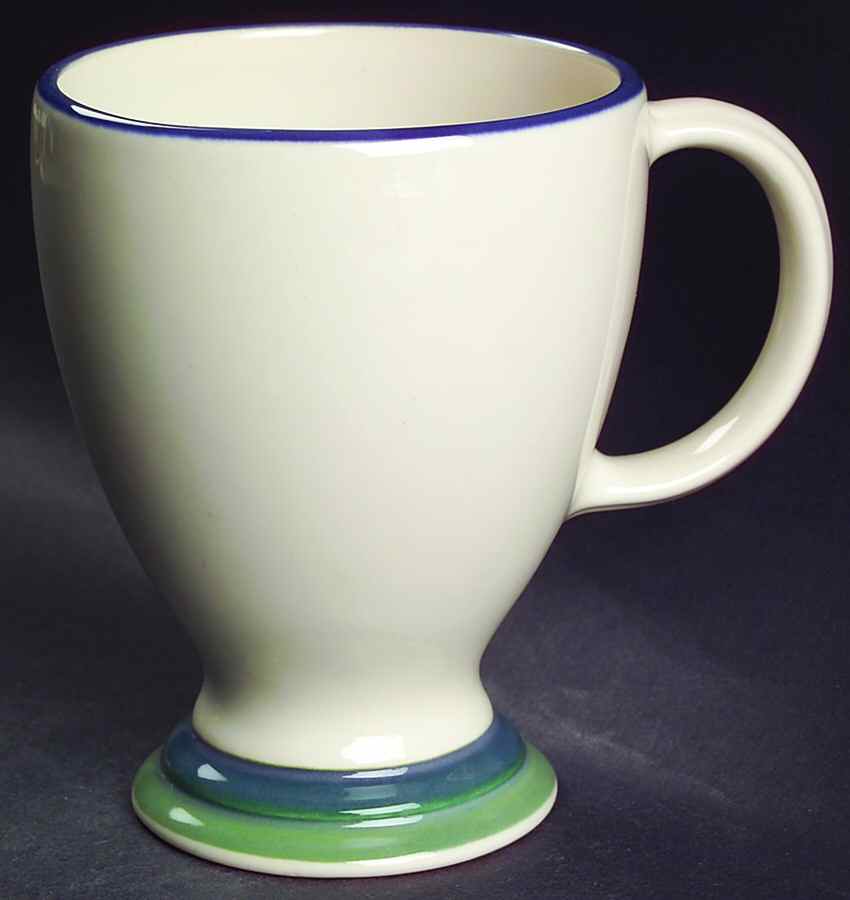 Ocean Breeze Extra Large 16 Oz Pedestal Mug by Pfaltzgraff-1
