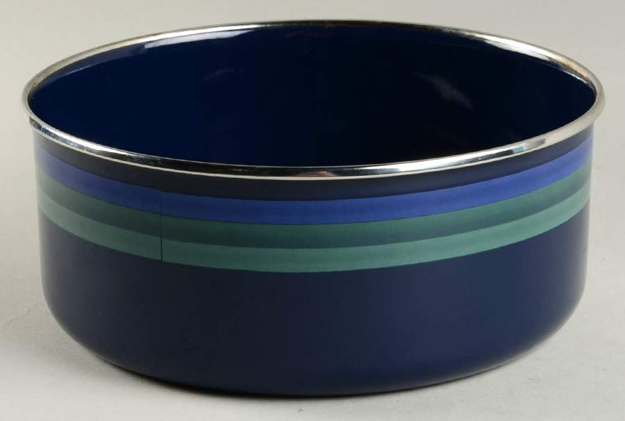Ocean Breeze 7 1/4" Metal Bowl by Pfaltzgraff-1