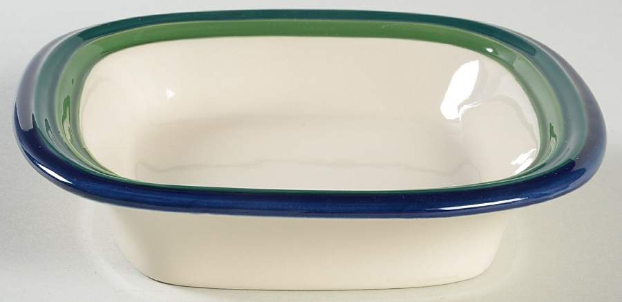 Ocean Breeze Individual Square Sandwich Server by Pfaltzgraff-1