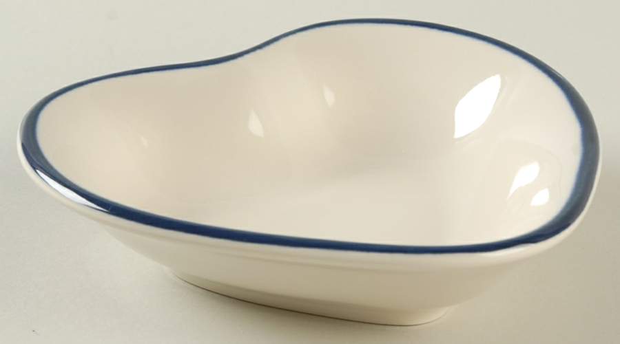 Ocean Breeze 5" Heart Shaped Bowl by Pfaltzgraff-1