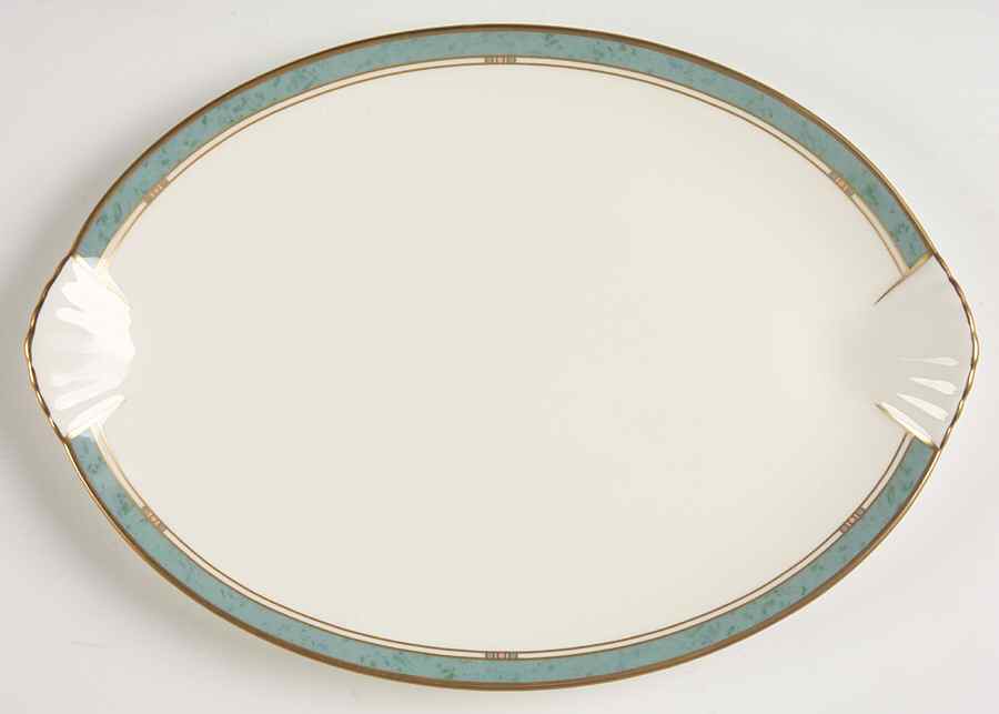 Patina 10" Oval Serving Platter by Pfaltzgraff-1