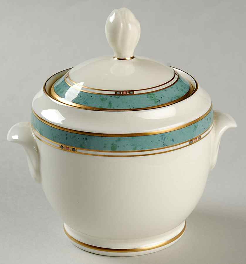 Patina Sugar Bowl & Lid by Pfaltzgraff-1