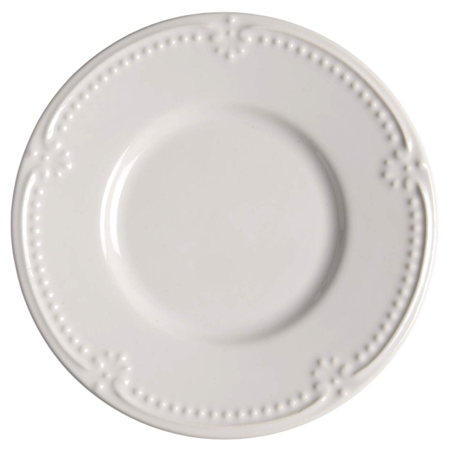 Pearl Brocade Saucer by Pfaltzgraff-1