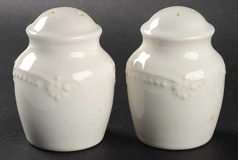 Pearl Brocade Salt & Pepper Set by Pfaltzgraff-1