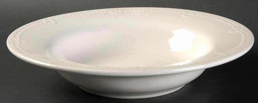 Pearl Brocade Large Rim Soup Bowl by Pfaltzgraff-1