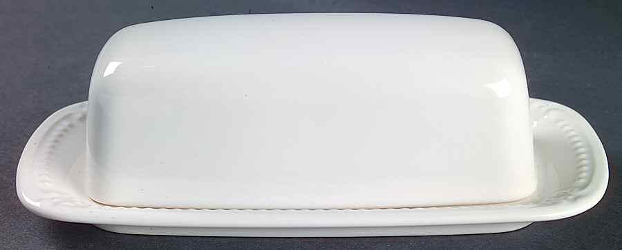 Pearl Brocade 1/4 Lb Covered Butter by Pfaltzgraff-1