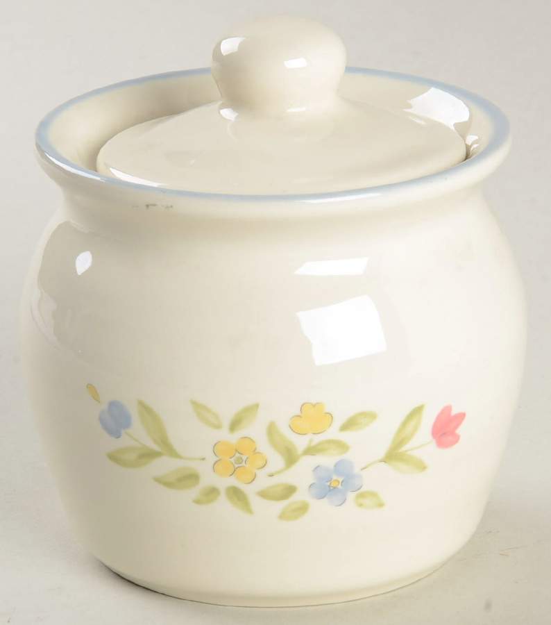 Perennials (Medley Collection) Sugar Bowl & Lid by Pfaltzgraff-1