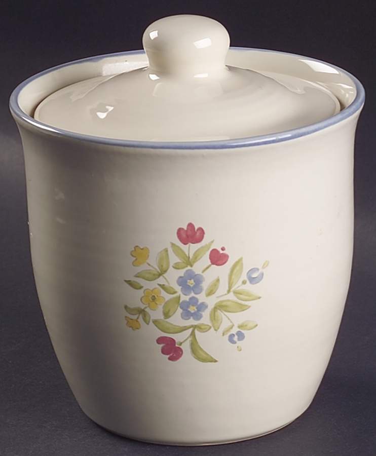 Perennials (Medley Collection) Small Canister & Lid by Pfaltzgraff-1