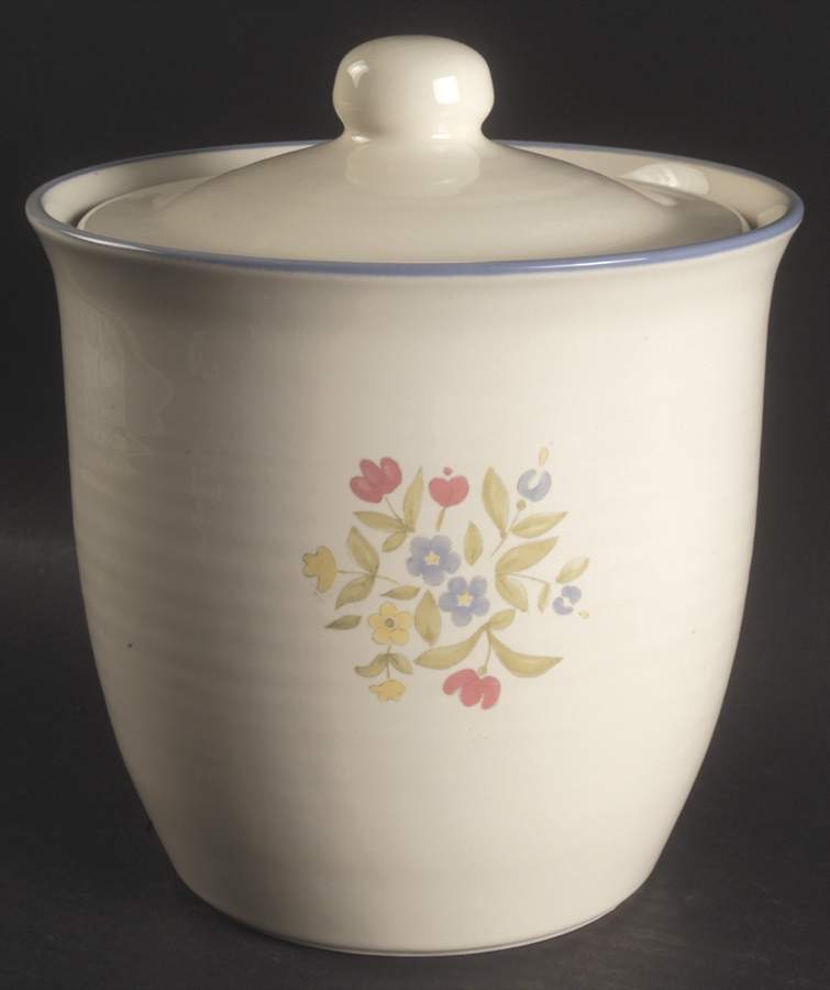 Perennials (Medley Collection) Large Canister & Lid by Pfaltzgraff-1