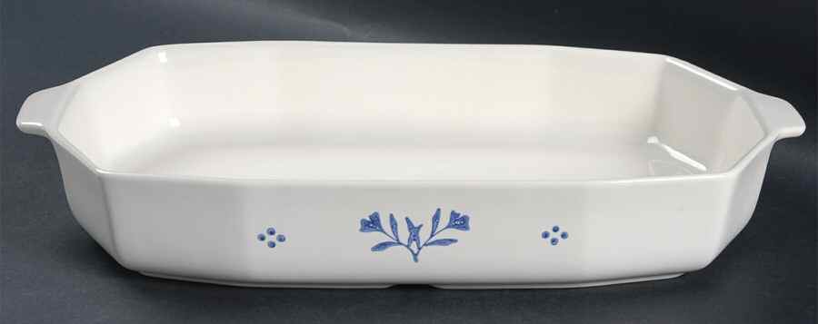 Perennials (Cottage Collection) 14" Rectangular Baker by Pfaltzgraff-1