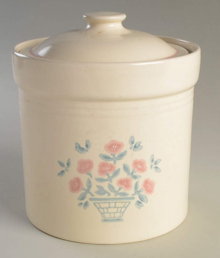 Perennials (Serendipity Collection) Extra Large Canister & Lid by Pfaltzgraff-1
