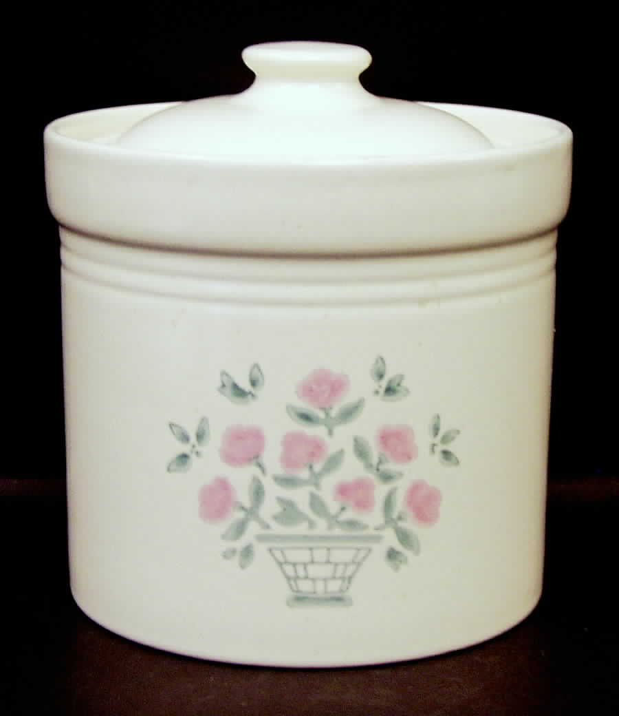 Perennials (Serendipity Collection) Large Canister & Lid by Pfaltzgraff-1