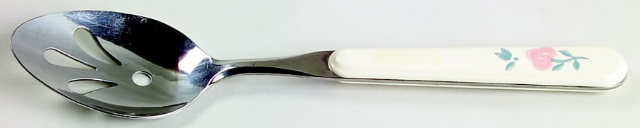 Perennials (Serendipity Collection) Pierced Tablespoon (Serving Spoon) by Pfaltzgraff-1