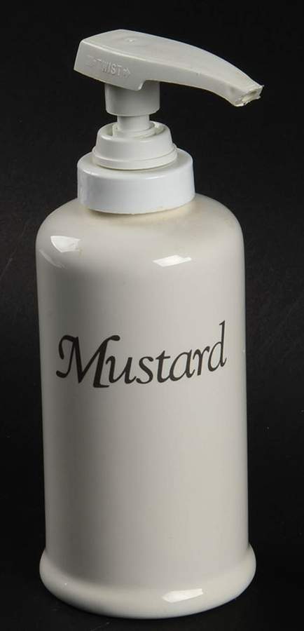 PFA7 Mustard Dispenser by Pfaltzgraff-1