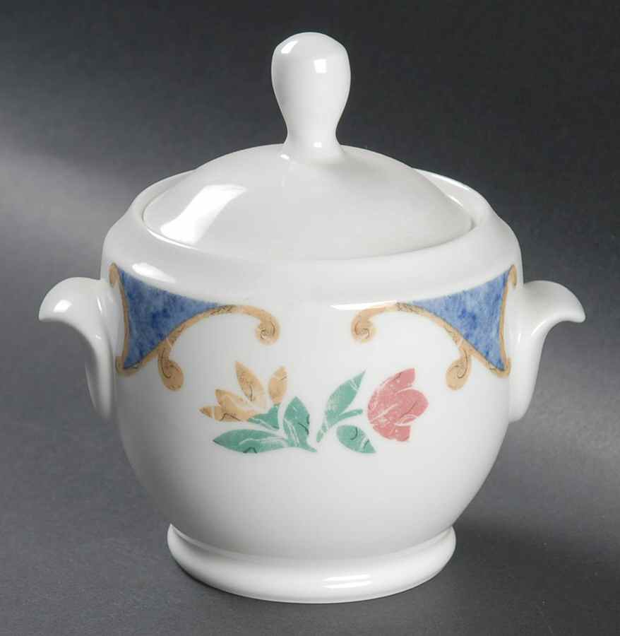 Pietra Sugar Bowl & Lid by Pfaltzgraff-1