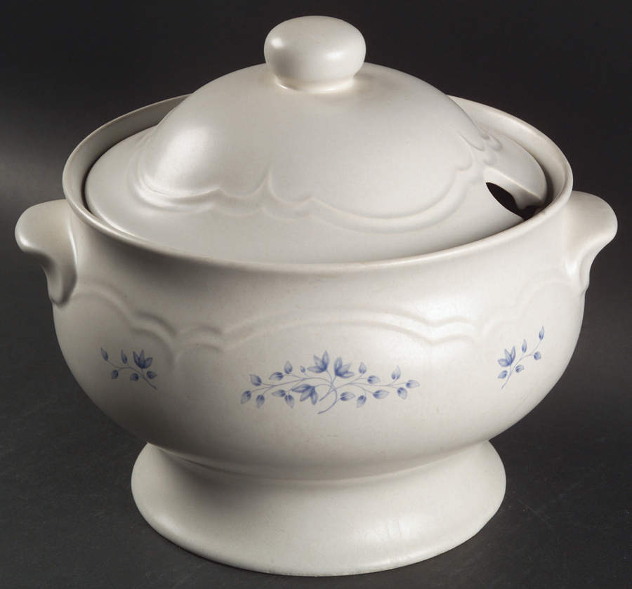 Poetry Matte Tureen &  Lid by Pfaltzgraff-1