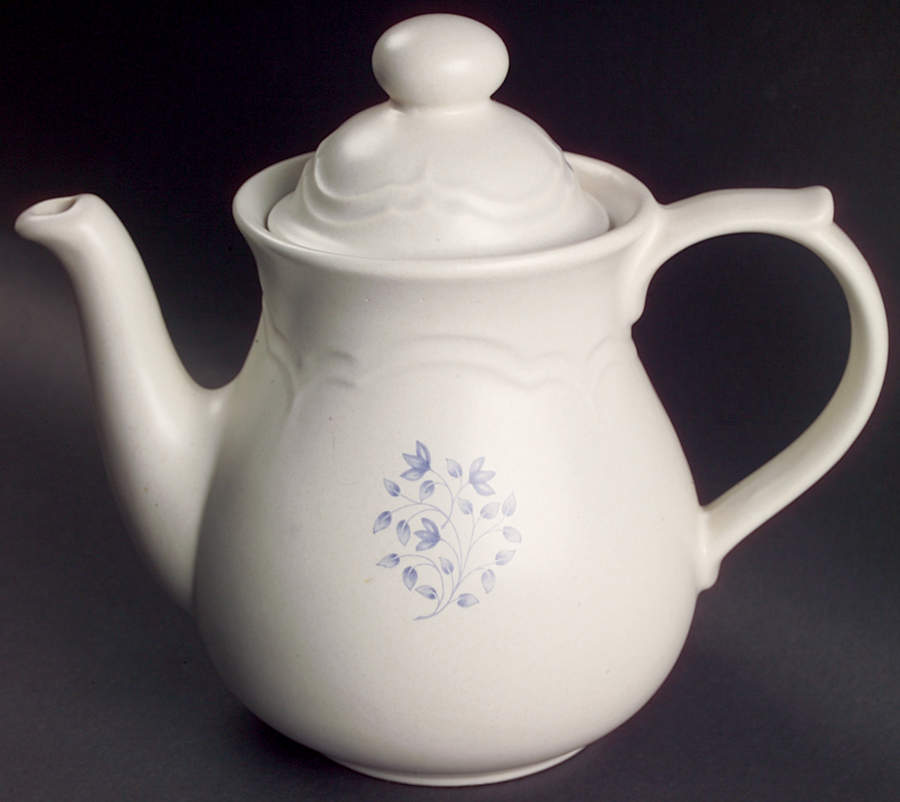 Poetry Matte China Beverage Server & Lid by Pfaltzgraff-1