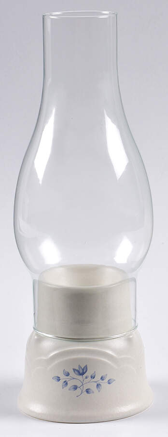 Poetry Matte Hurricane Lamp & Globe by Pfaltzgraff-1