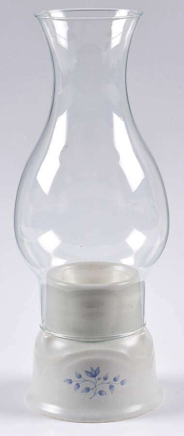 Poetry Matte Hurricane Lamp & Globe by Pfaltzgraff-1
