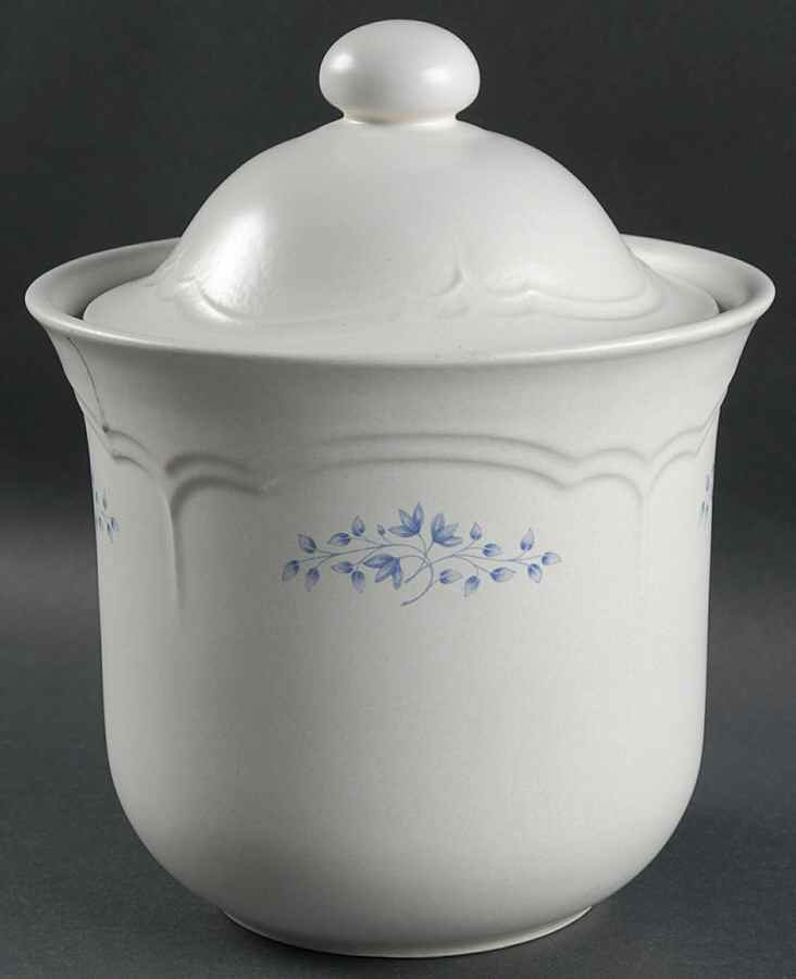 Poetry Matte Large Canister & Lid by Pfaltzgraff-1