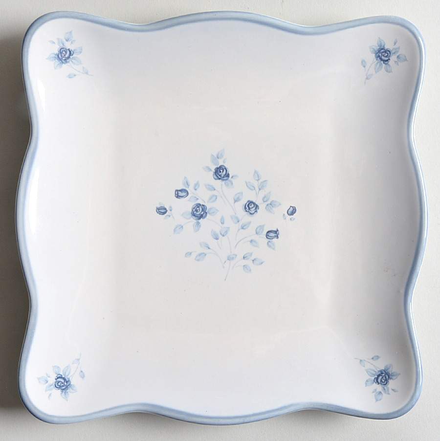 Poetry Glossy 8" Square Buffet Plate by Pfaltzgraff-1