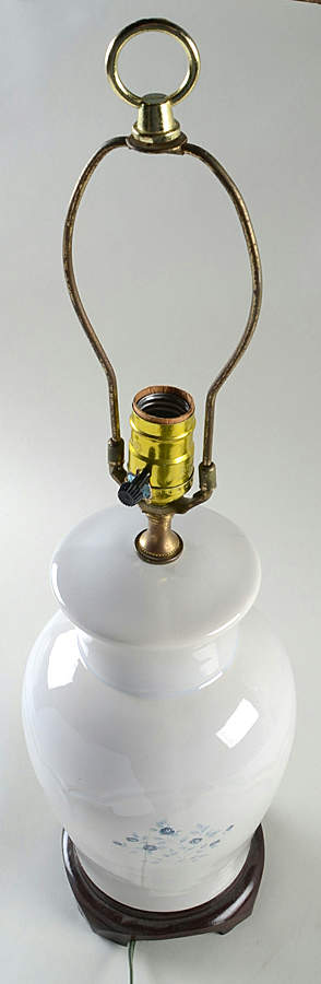 Poetry Glossy 29" Electric Lamp No Shade by Pfaltzgraff-1