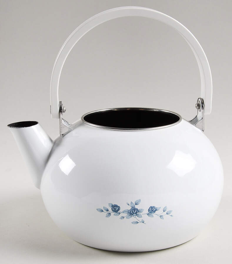 Poetry Glossy Metal Kettle No Lid by Pfaltzgraff-1