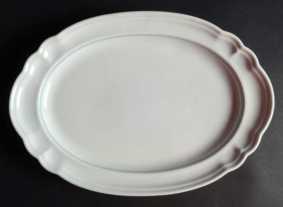 Poetry Glossy 12" Oval Serving Platter by Pfaltzgraff-1