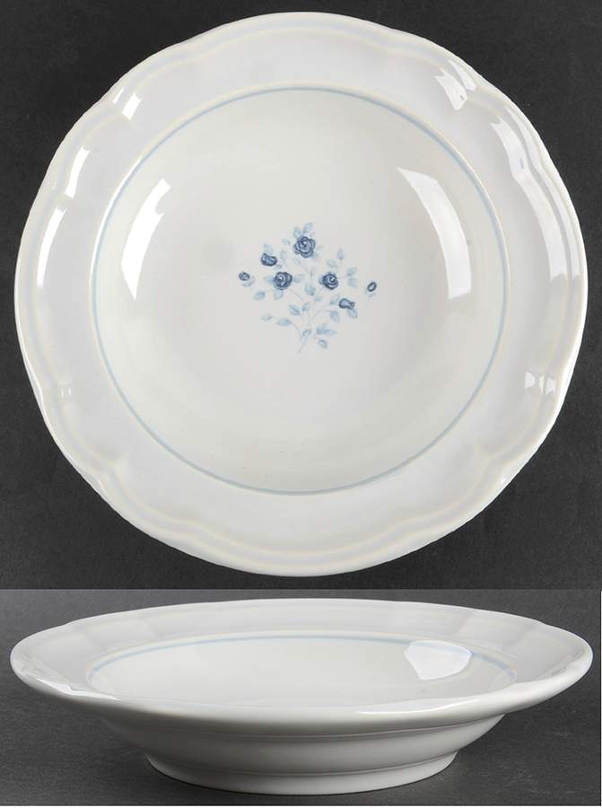 Poetry Glossy Large Rim Soup Bowl by Pfaltzgraff-1