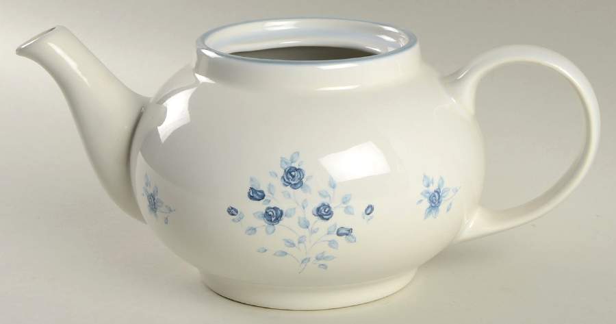 Poetry Glossy Teapot No Lid by Pfaltzgraff-1