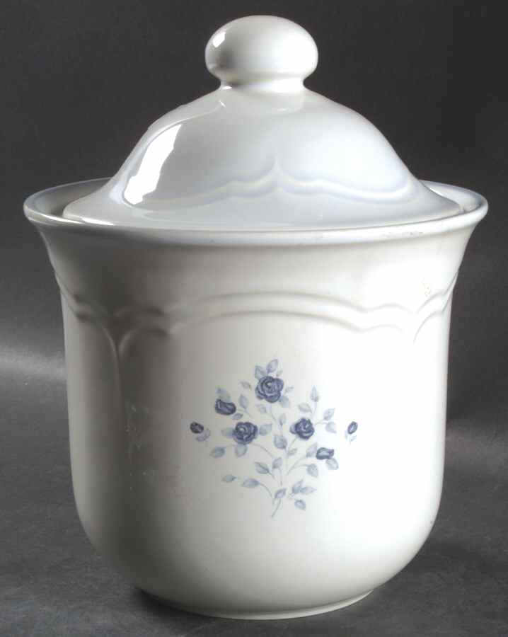 Poetry Glossy Small Canister & Lid by Pfaltzgraff-1
