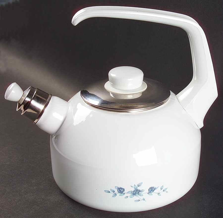 Poetry Glossy Metal Kettle & Lid by Pfaltzgraff-1