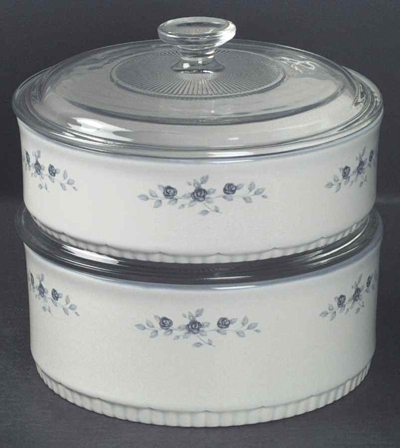 Poetry Glossy 4-Piece Bakeware Set (2 Bakers with Lids) by Pfaltzgraff-1