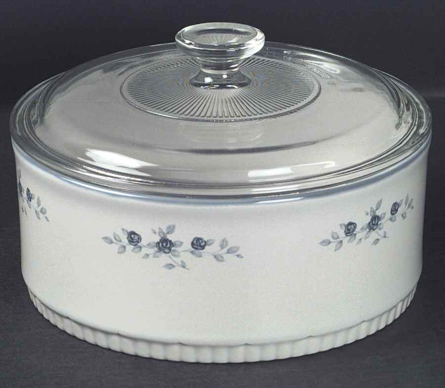 Poetry Glossy 2.5 Quart Round Covered Baker by Pfaltzgraff-1