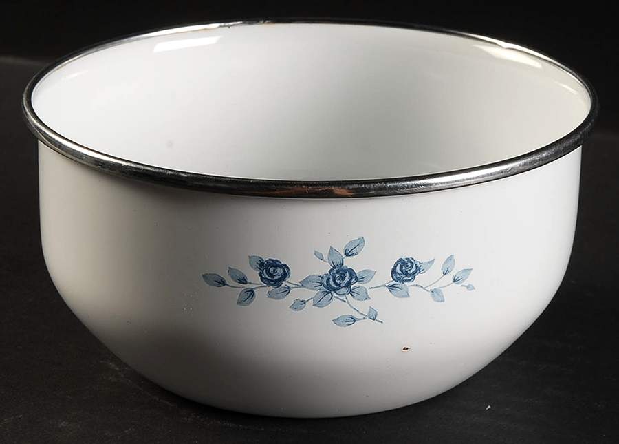 Poetry Glossy 5 3/4" Metal Bowl by Pfaltzgraff-1