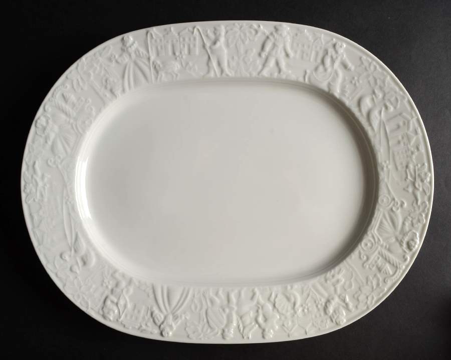Procession 14" Oval Serving Platter by Pfaltzgraff-1